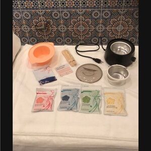 Wax Warmer Kit with Wax Beans and Accessories